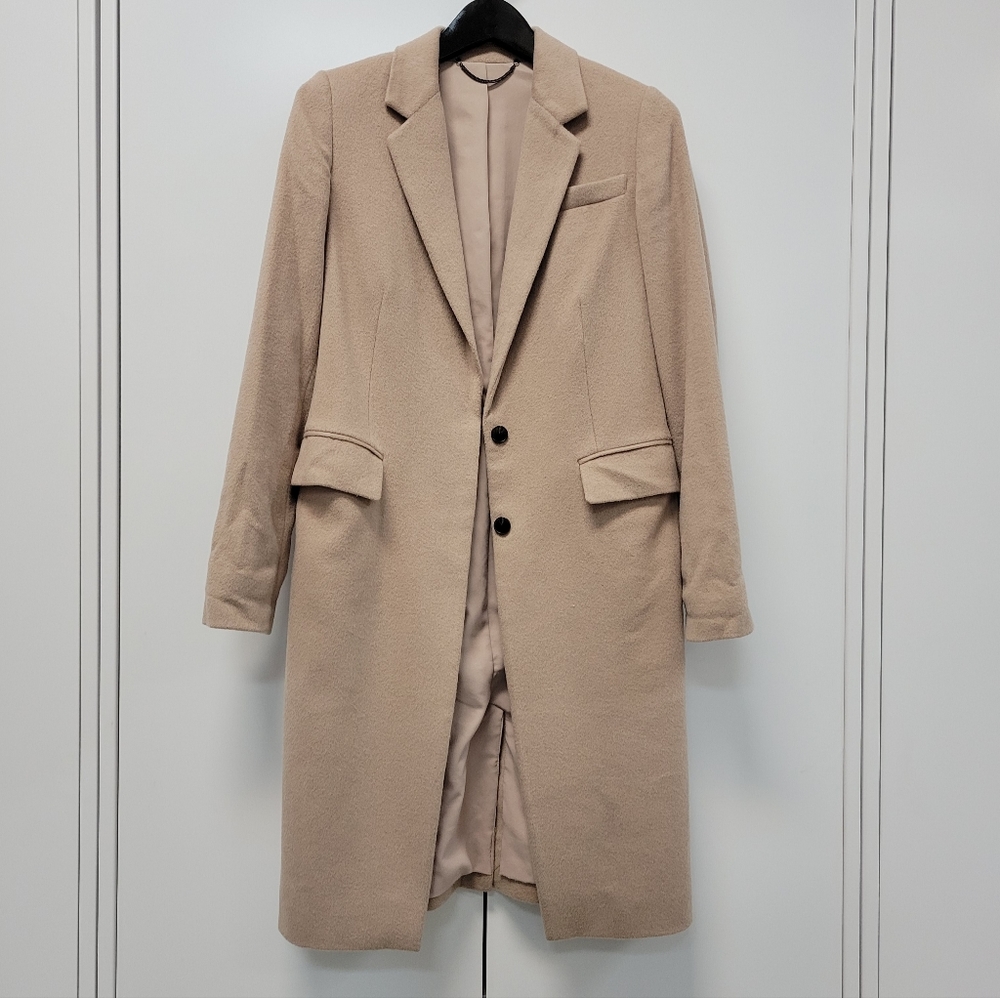 All Saints Indra Wool blend coat - Picture 4 of 16